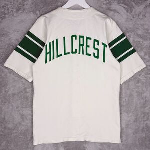 Vintage 70s Hillcrest High School Jersey Basketball Warmup Utah USA Sand Knit